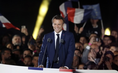 Prezydent Macron po zwycęstwie w wyborach: Staniemy się wielkim narodem ekologii