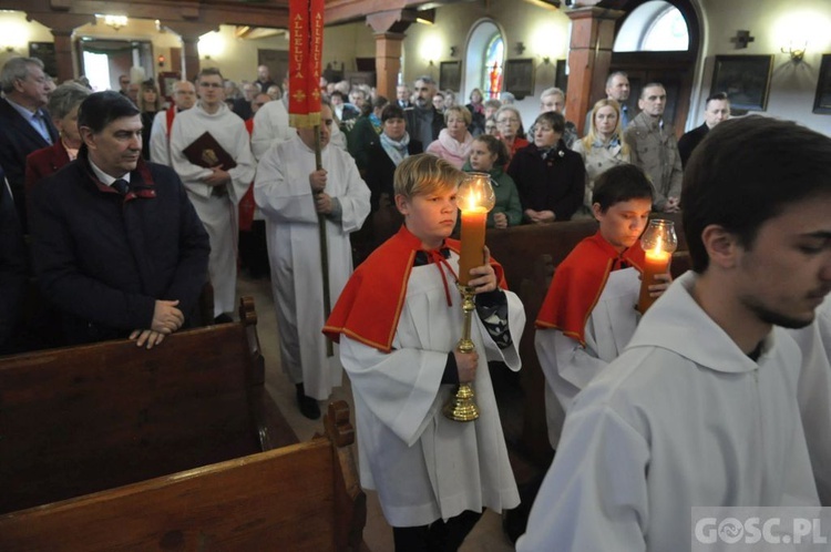 Czerwieńsk. Relikwie patrona w kościele parafialnym