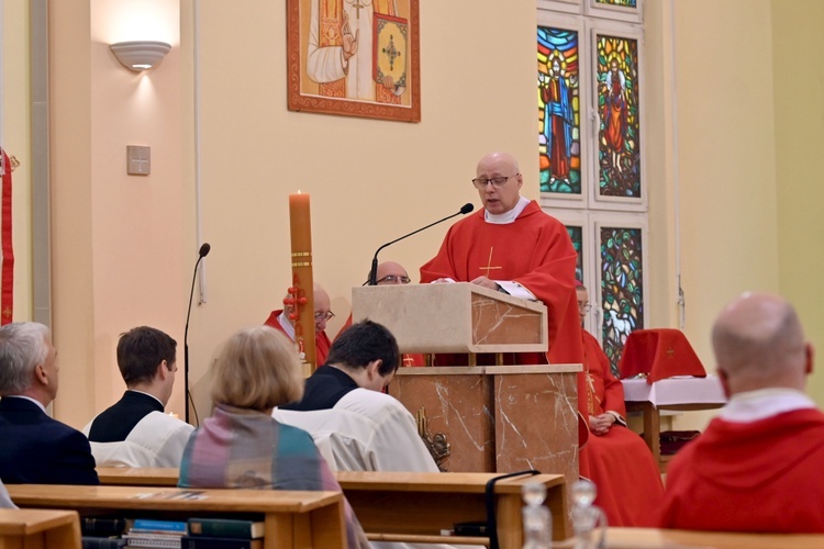 Msza imieninowa bp. Marka w seminarium