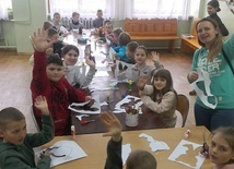40 ukraińskich dzieci uczy się polskiego w świetlicy św. Jakuba w Brzesku
