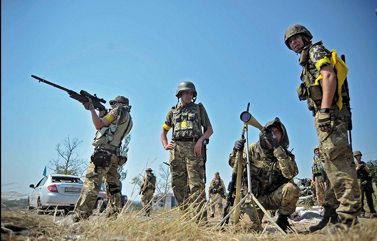 Wojna w Donbasie zaczęła się w 2014 roku.