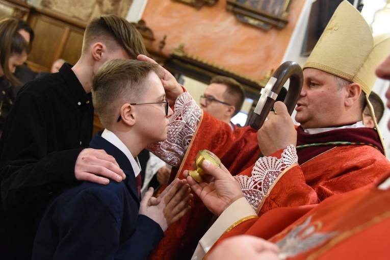 Bierzmowanie u św. Mateusza w Mielcu