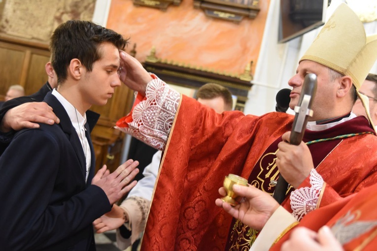 Bierzmowanie u św. Mateusza w Mielcu