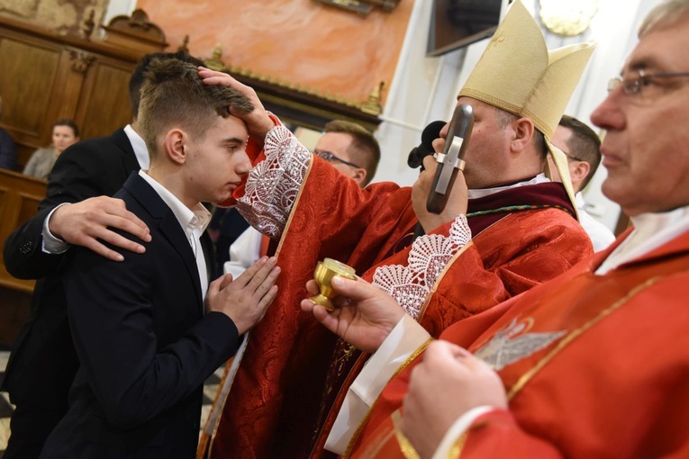 Bierzmowanie u św. Mateusza w Mielcu