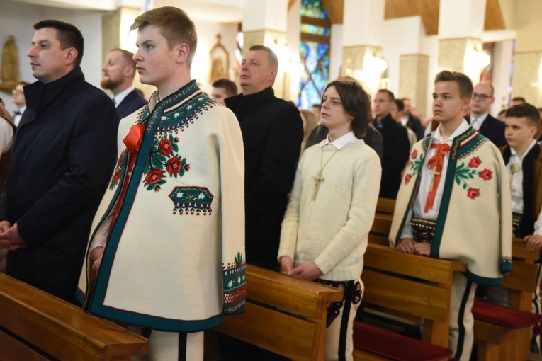Bierzmowanie w Ochotnicy Górnej