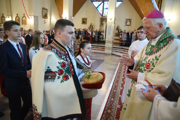 Bierzmowanie w Ochotnicy Górnej