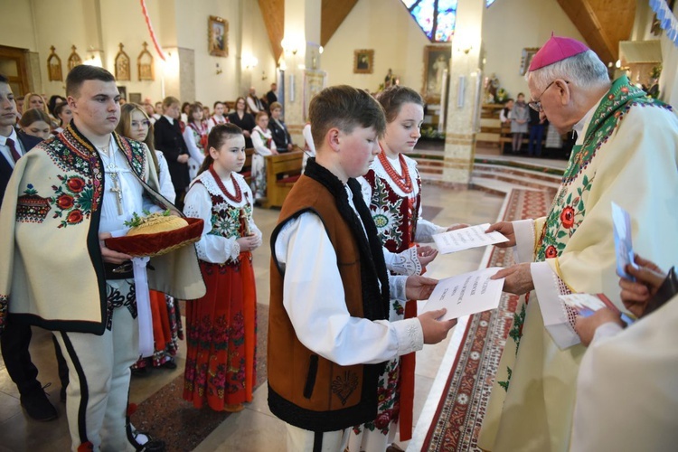 Bierzmowanie w Ochotnicy Górnej