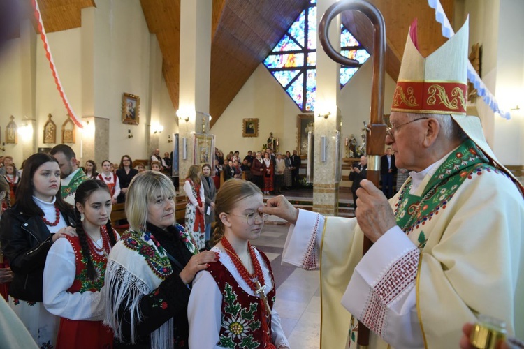 Bierzmowanie w Ochotnicy Górnej