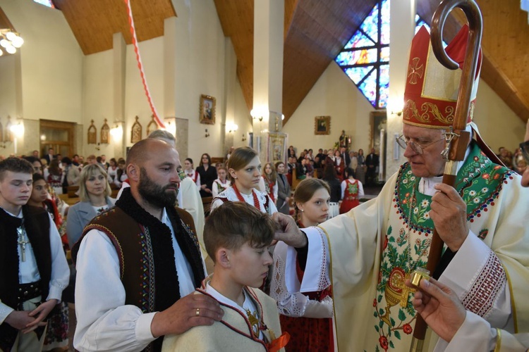 Bierzmowanie w Ochotnicy Górnej