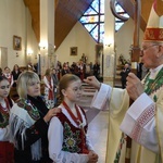 Bierzmowanie w Ochotnicy Górnej