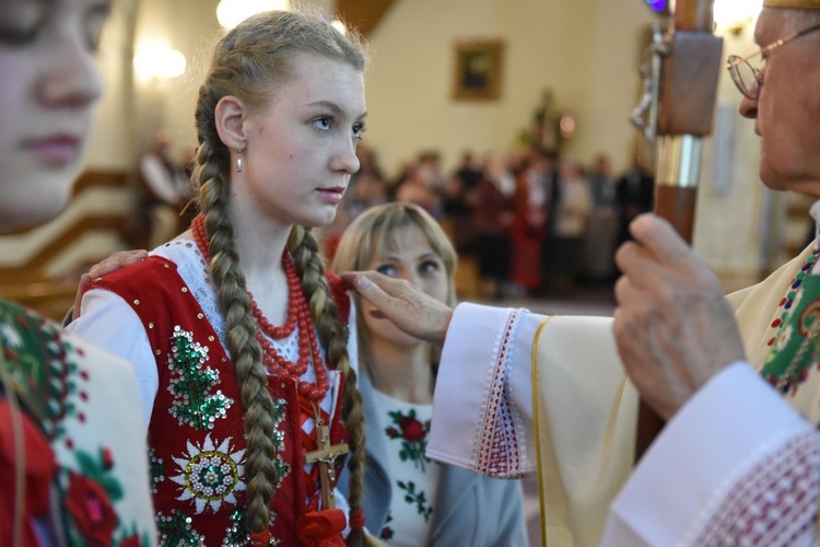 Bierzmowanie w Ochotnicy Górnej