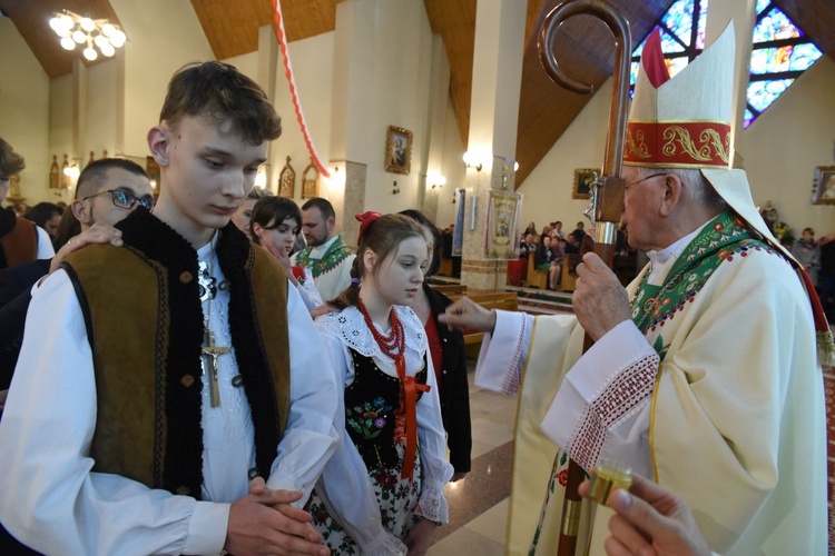 Bierzmowanie w Ochotnicy Górnej