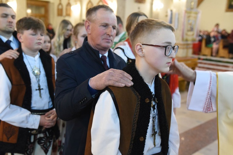 Bierzmowanie w Ochotnicy Górnej