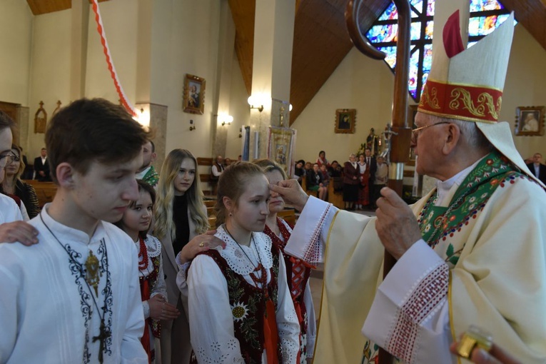 Bierzmowanie w Ochotnicy Górnej