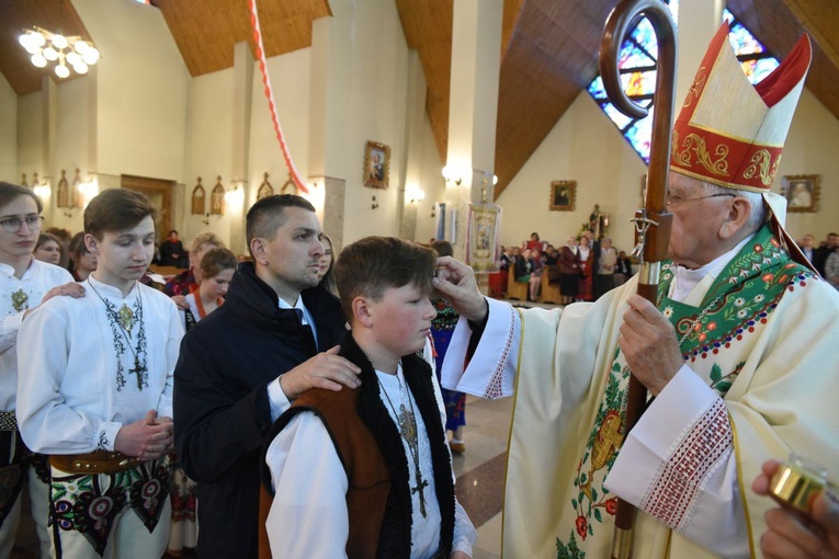 Bierzmowanie w Ochotnicy Górnej