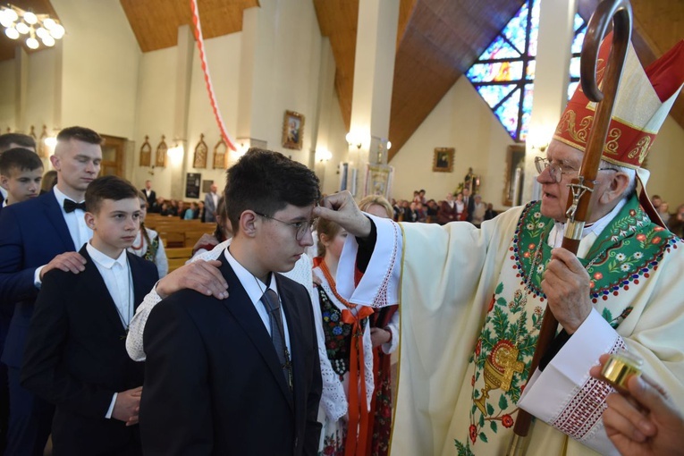 Bierzmowanie w Ochotnicy Górnej