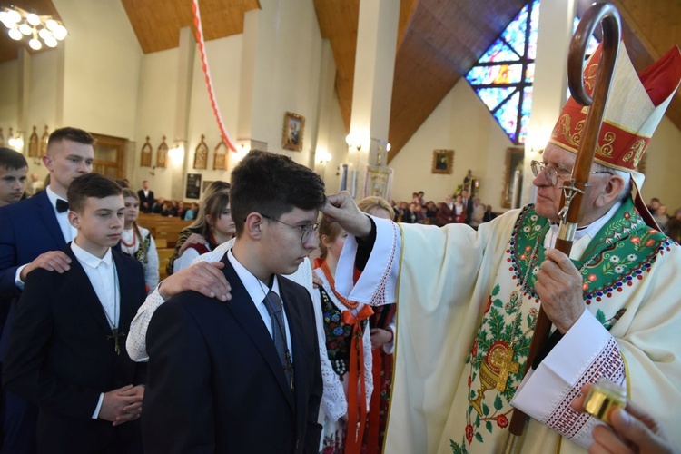 Bierzmowanie w Ochotnicy Górnej