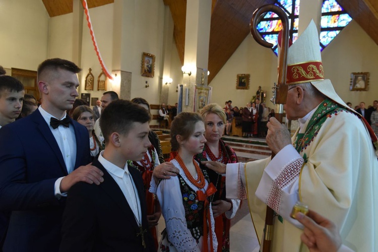 Bierzmowanie w Ochotnicy Górnej