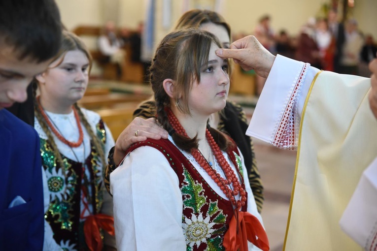 Bierzmowanie w Ochotnicy Górnej