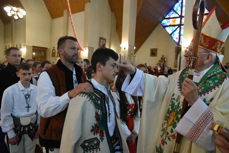 Bierzmowanie w Ochotnicy Górnej