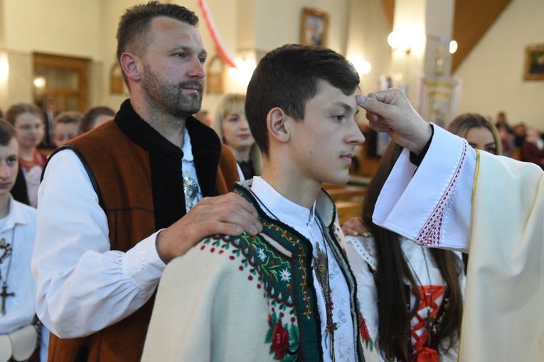 Bierzmowanie w Ochotnicy Górnej