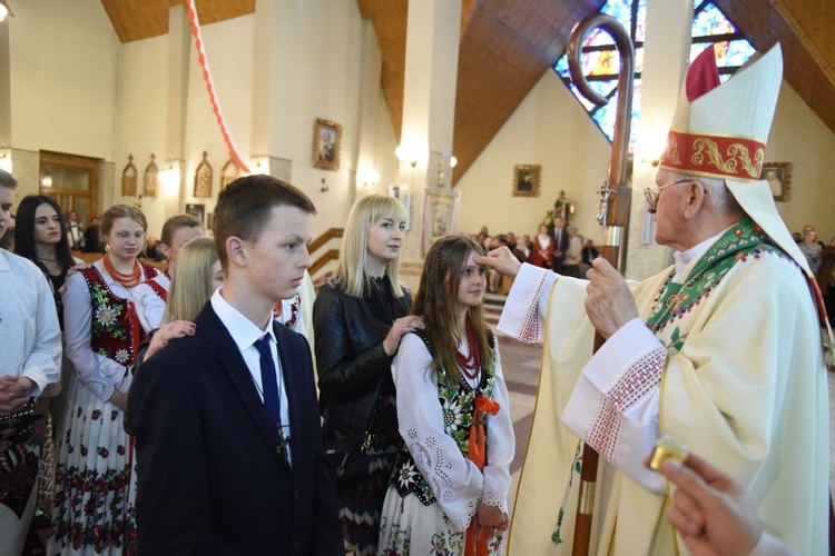 Bierzmowanie w Ochotnicy Górnej