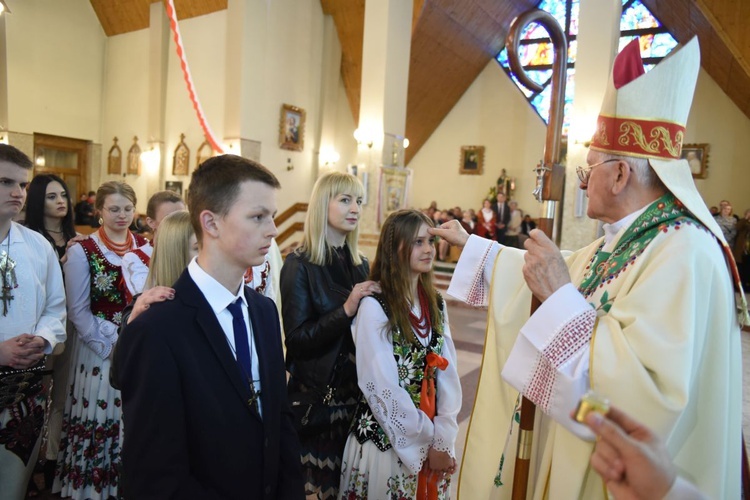 Bierzmowanie w Ochotnicy Górnej