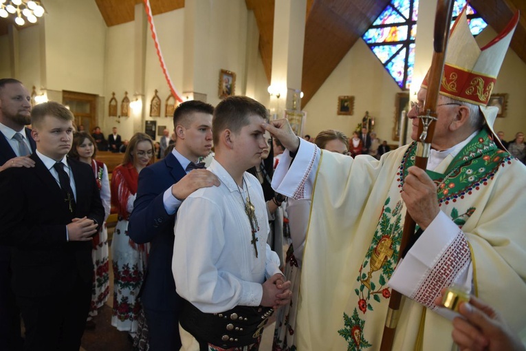 Bierzmowanie w Ochotnicy Górnej