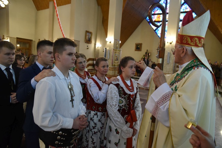 Bierzmowanie w Ochotnicy Górnej