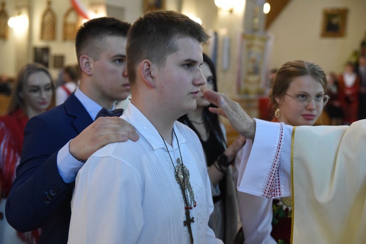 Bierzmowanie w Ochotnicy Górnej