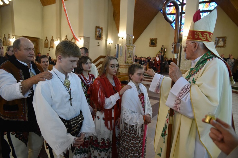 Bierzmowanie w Ochotnicy Górnej