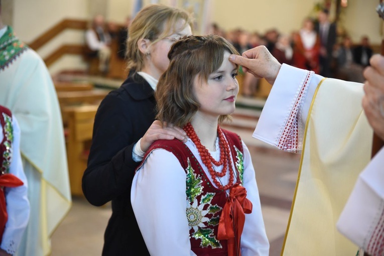 Bierzmowanie w Ochotnicy Górnej