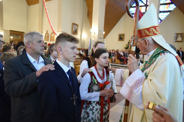 Bierzmowanie w Ochotnicy Górnej