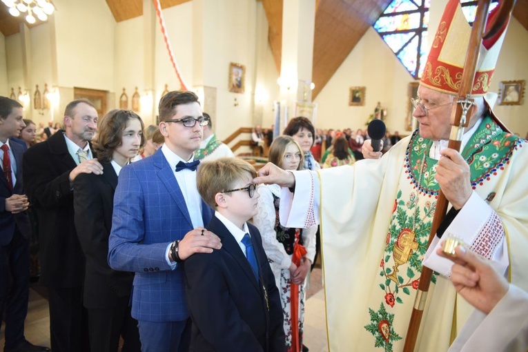 Bierzmowanie w Ochotnicy Górnej