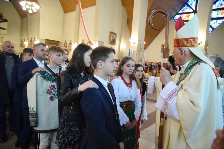 Bierzmowanie w Ochotnicy Górnej