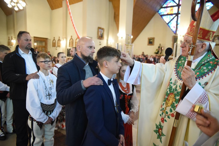 Bierzmowanie w Ochotnicy Górnej