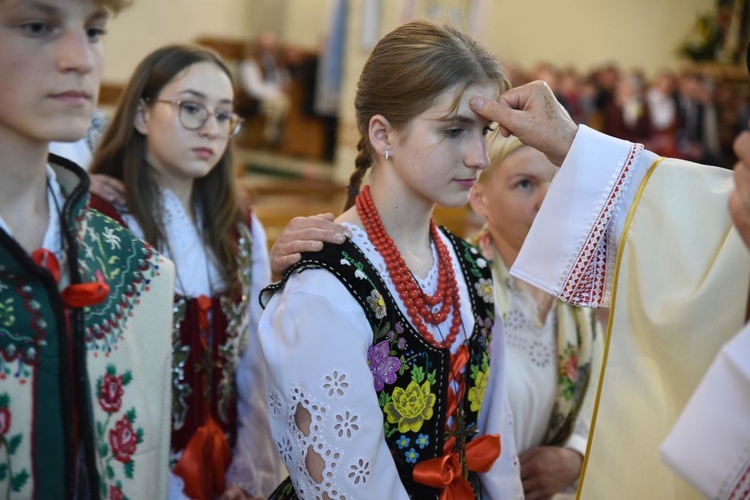 Bierzmowanie w Ochotnicy Górnej