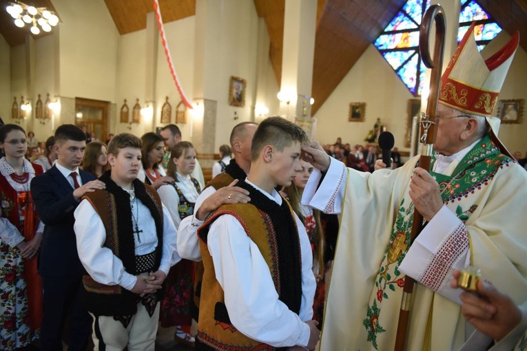 Bierzmowanie w Ochotnicy Górnej