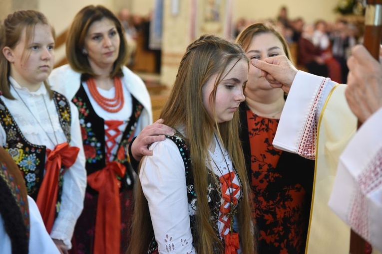 Bierzmowanie w Ochotnicy Górnej