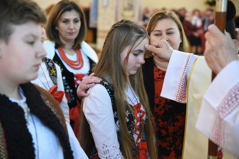 Bierzmowanie w Ochotnicy Górnej