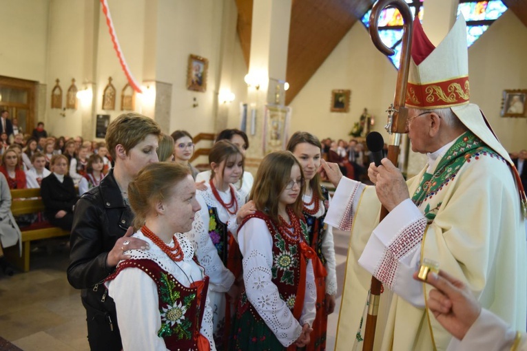 Bierzmowanie w Ochotnicy Górnej