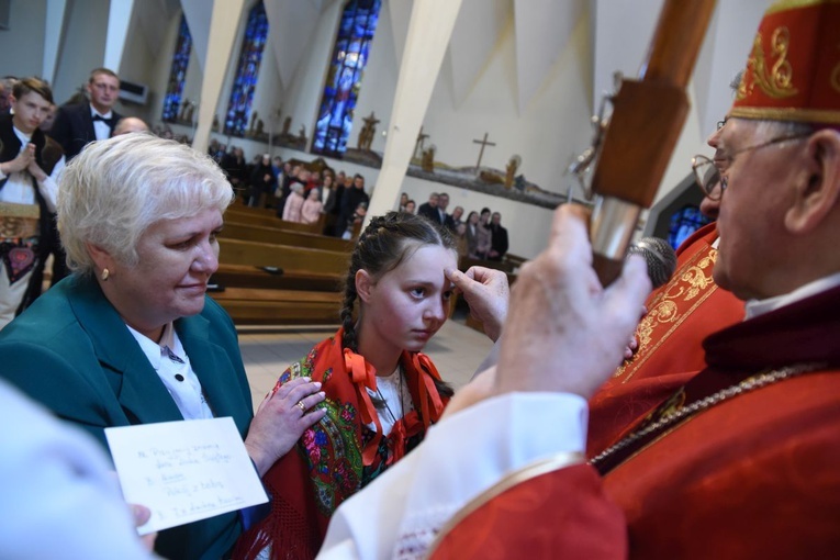 Bierzmowanie w Tylmanowej