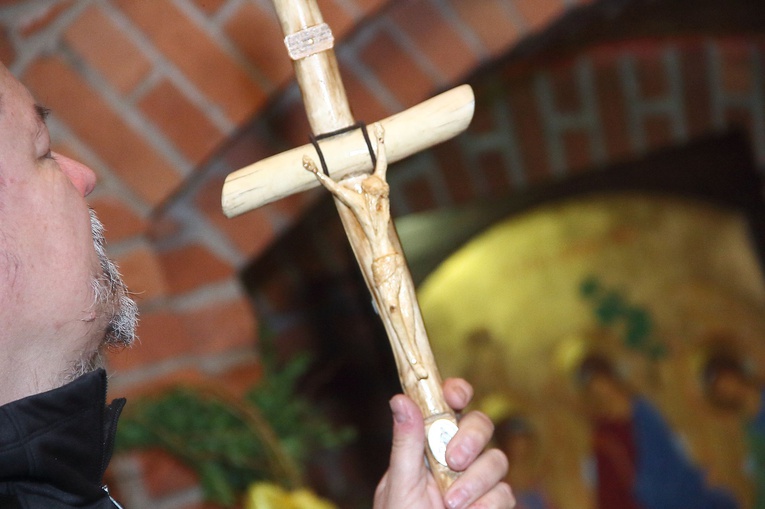 Roman Zięba na Górze Polanowskiej