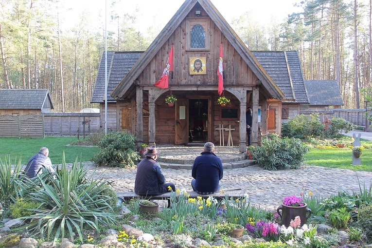 Roman Zięba na Górze Polanowskiej