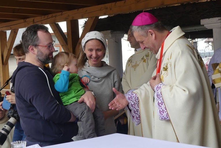 Msza św. pielgrzymów łagiewnickich w Hałcnowie - 2022