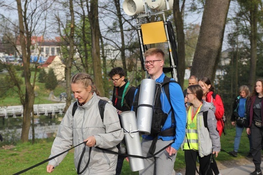 Pielgrzymi na trasie z Witkowic do Wieprza - 2022