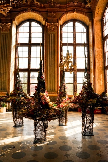 Zamek Książ. Festiwal Kwiatów przyciągnął tłumy