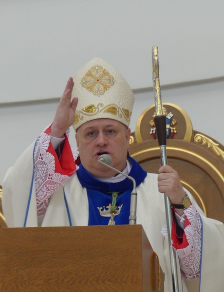 Msza św. pielgrzymów łagiewnickich w sanktuarium Bożego Miłosierdzia - 2022