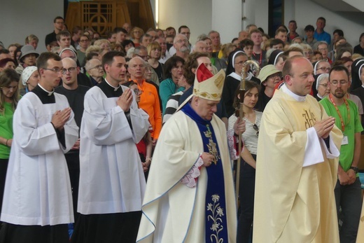 Msza św. pielgrzymów łagiewnickich w sanktuarium Bożego Miłosierdzia - 2022