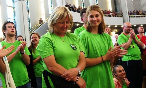 Irena Papla - inicjatorka i główna organizatorka pielgrzymki łagiewnickiej.